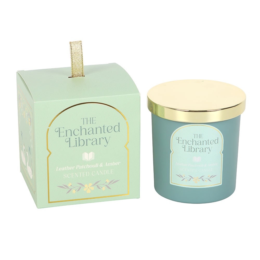 Something Different - The Enchanted Library Leather Patchouli & Amber Duftkerze - Mehrfarben